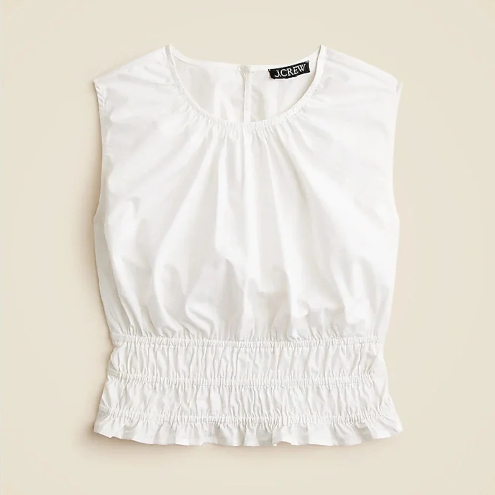 J. Crew | Hyacinth top in cotton poplin - Picture 2 of 4
